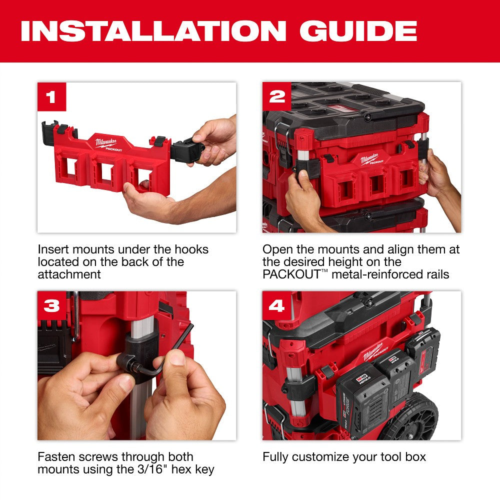Milwaukee 48-22-8605 PACKOUT Tool Box Tray Attachment - 8