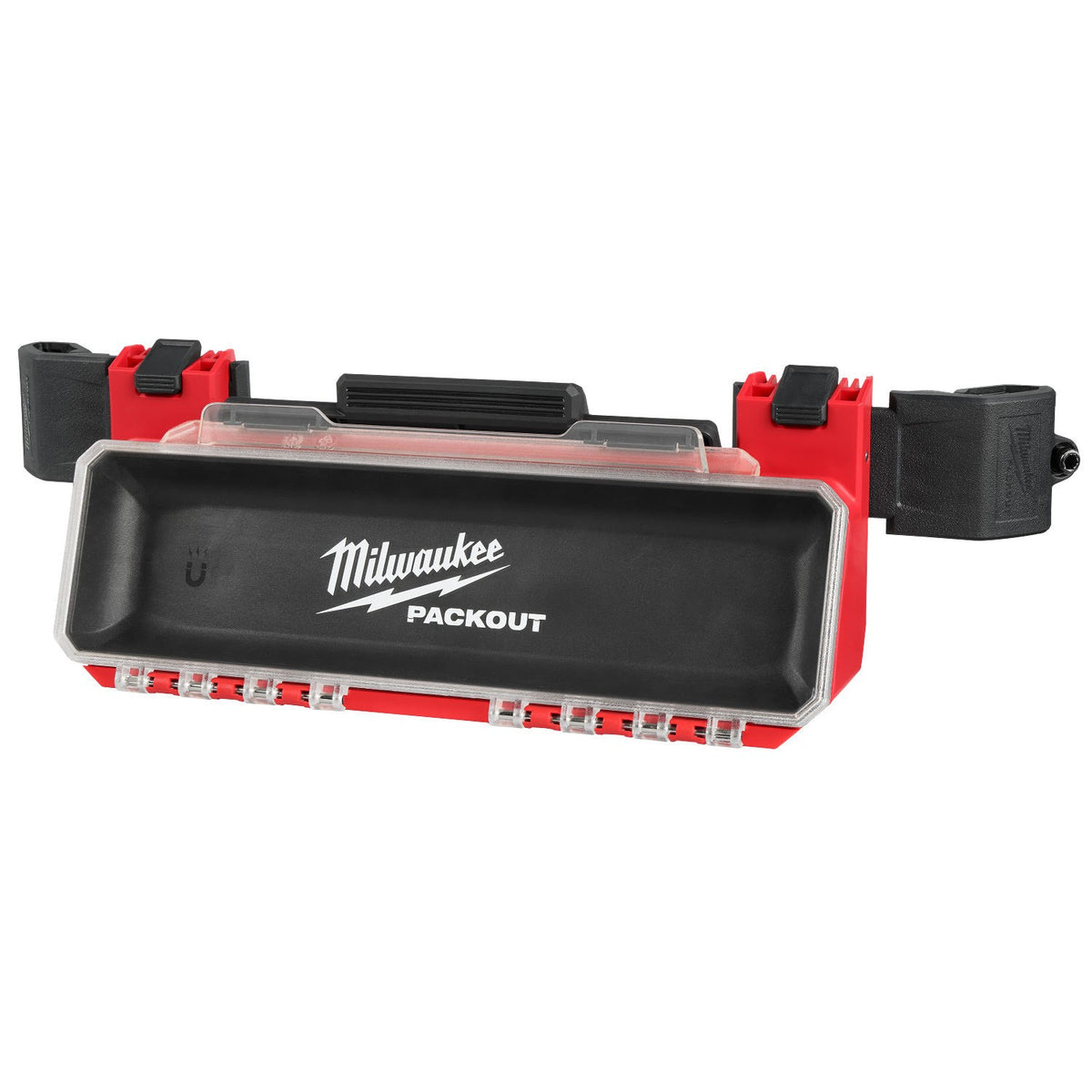 Milwaukee 48-22-8611 PACKOUT Tool Box Magnetic Bin Attachment with Clear Lid