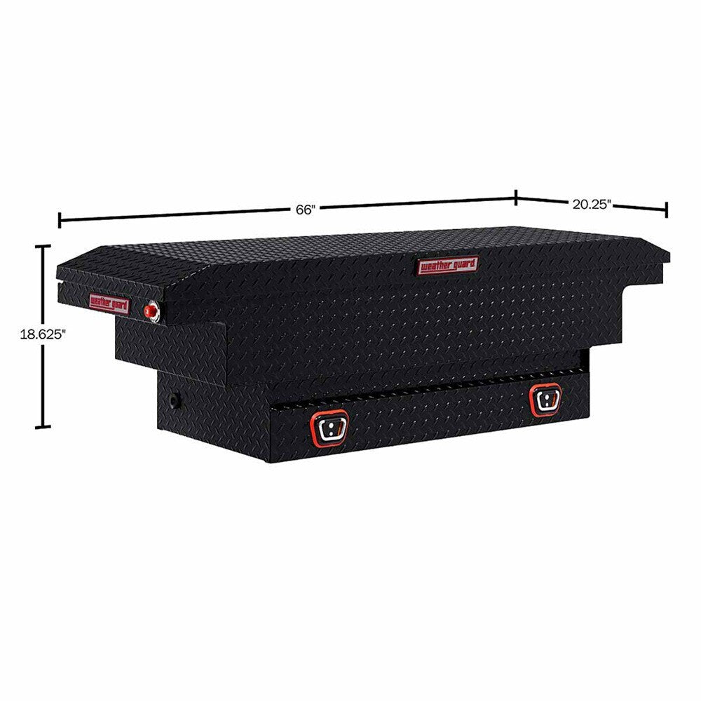Model 131-5-03 Saddle Box, Aluminum, Gloss Black - 14