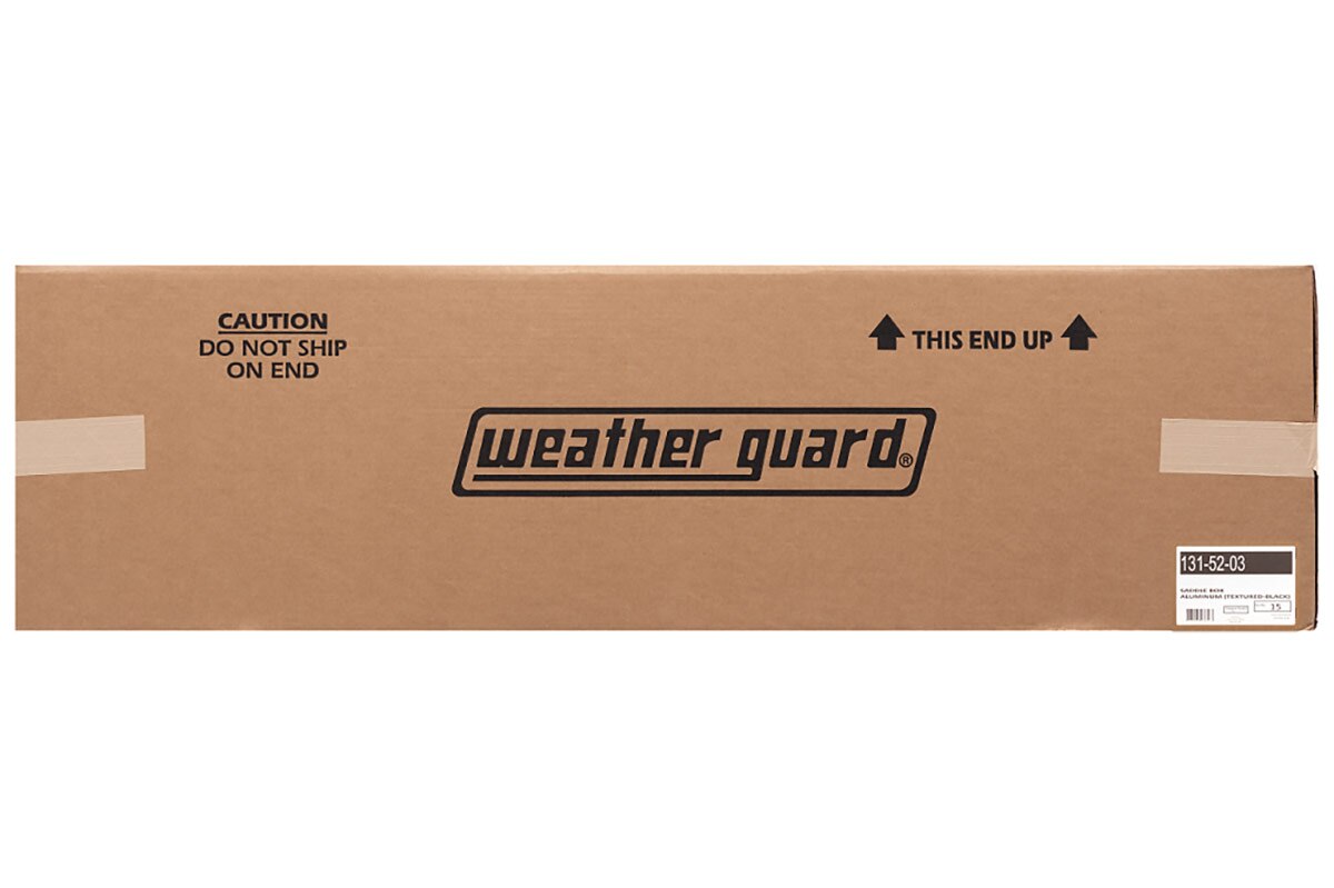 Model 131-52-03 Saddle Box, Aluminum, Textured Matte Black - 15