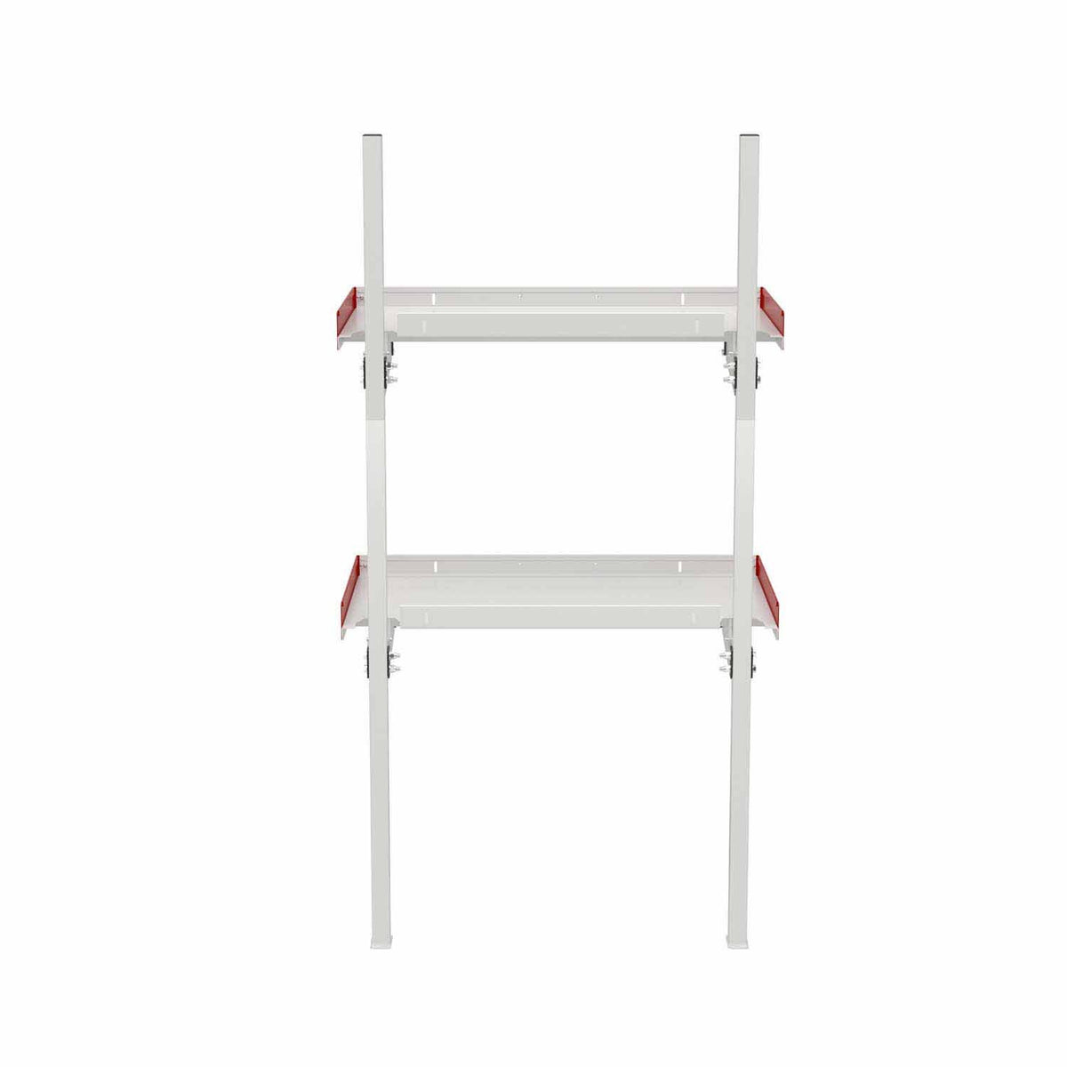 Weather Guard 9536-3-01 Folding Van Shelving Unit with 2 Shelves for Flexible Van Storage - 5