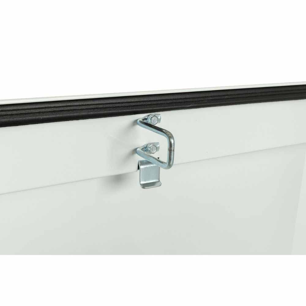 Weatherguard 116-3-04 Saddle Box, Steel, Full Extra Wide, White, 15.5 cu ft - 10
