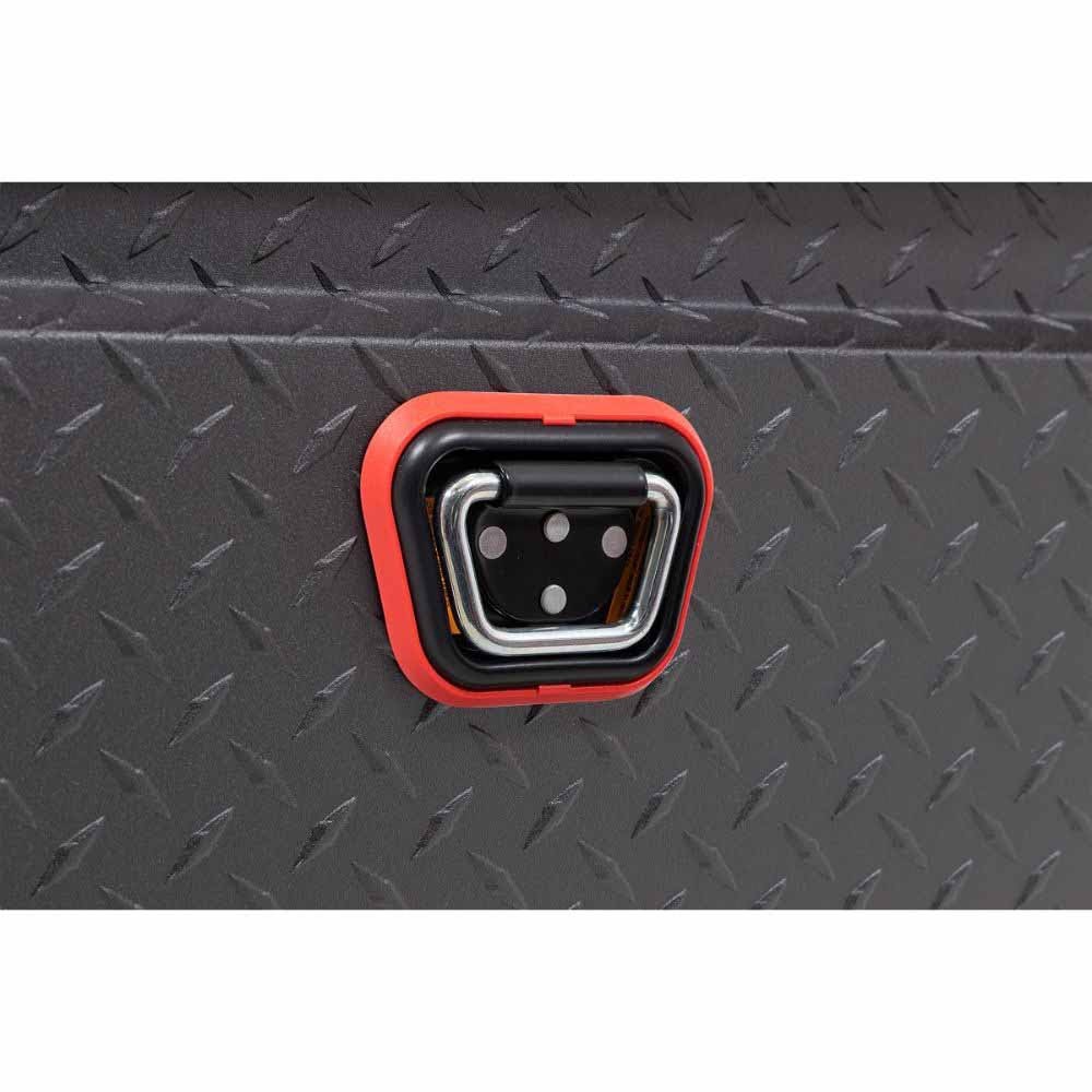 Weatherguard 123-52-04 Saddle Box, Aluminum, Full Deep, Textured Matte Black, 15.0 cu ft - 12