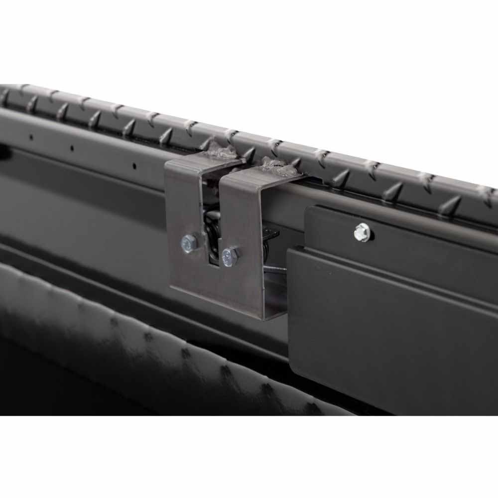 Weatherguard 127-6-04 Saddle Box, Aluminum, Full Standard, Gunmetal Gray, 11.0 cu ft - 10