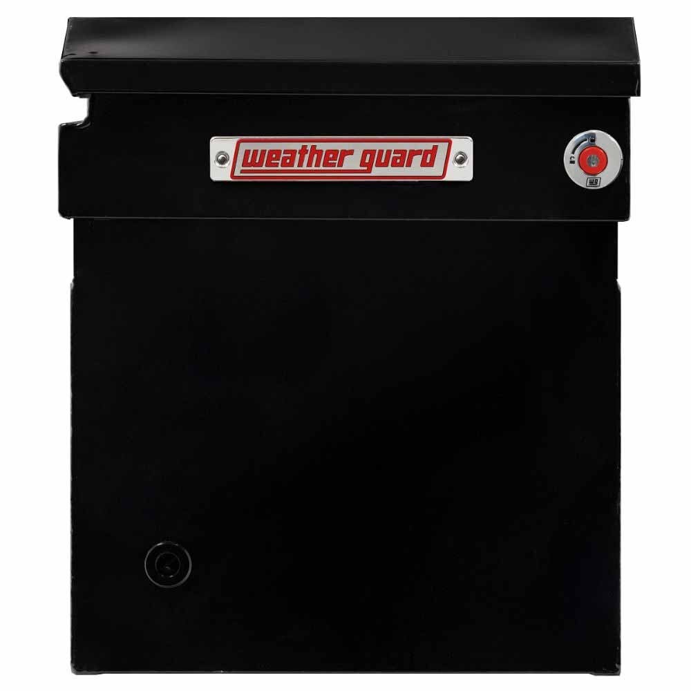 Weatherguard 128-5-04 Saddle Box, Steel, Full Deep, Gloss Black, 15.0 cu ft - 3