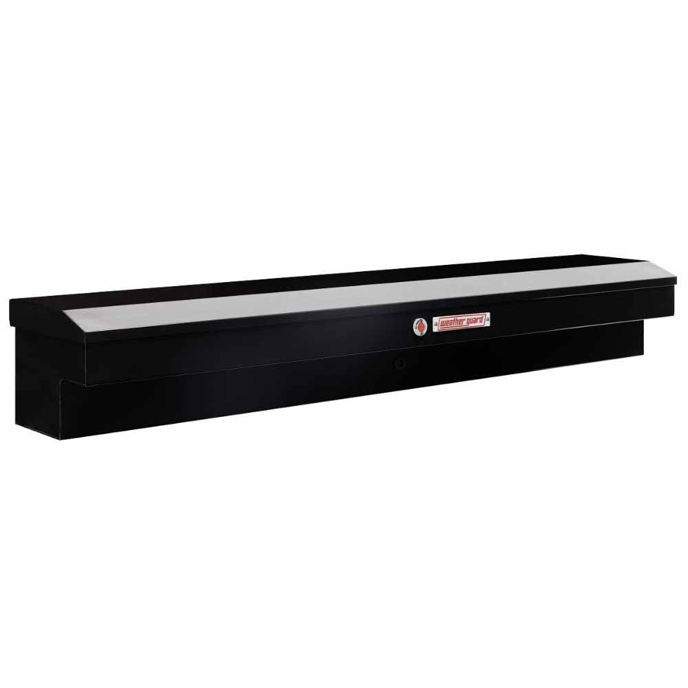 Weatherguard 165-5-04 87" Lo-Side Box, Steel, Gloss Black, 7.0 cu ft