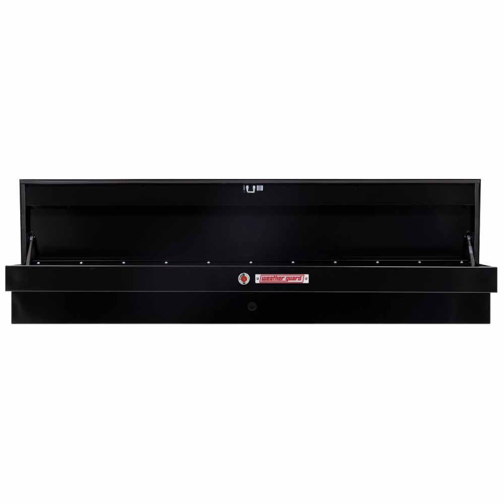 Weatherguard 165-5-04 87" Lo-Side Box, Steel, Gloss Black, 7.0 cu ft - 2