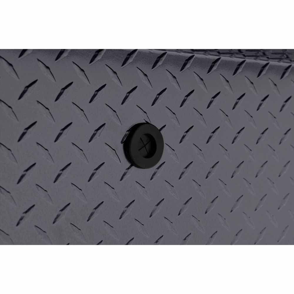Weatherguard 178-6-04 56" Low Profile Lo-Side Box, Aluminum, Gunmetal Gray, 4.0 cu ft - 8