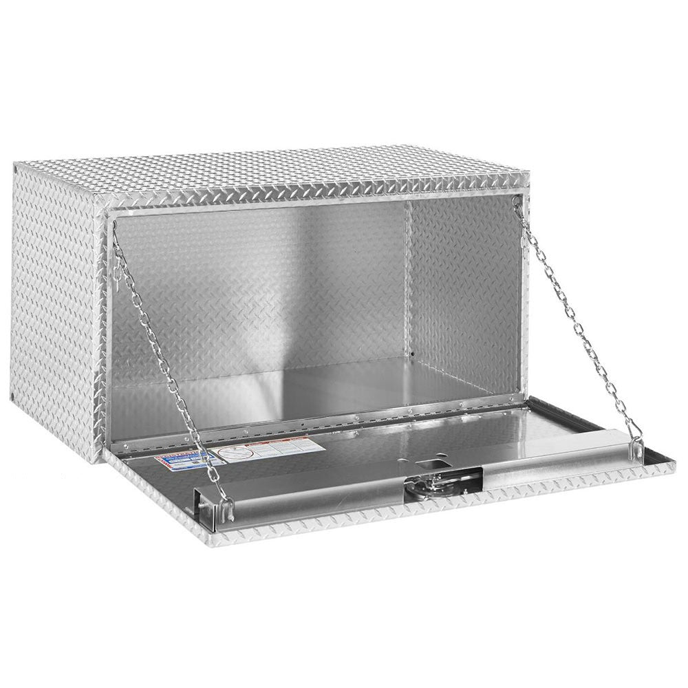 WeatherGuard 650-0-02 Clear Aluminum Underbed Box, Aluminum, Jumbo, 16.0 Cu. Ft. - 3